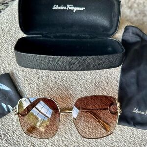 New Salvatore Ferragamo crystal sunglasses